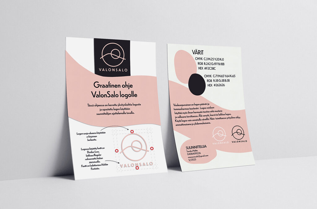 Graafinen ohjeisto logolle.